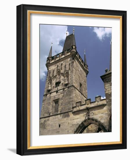 Charles Bridge Tower, Prague, Czech Republic-Peter Thompson-Framed Photographic Print