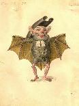 Bat 1873 'Missing Links' Parade Costume Design-Charles Briton-Framed Giclee Print