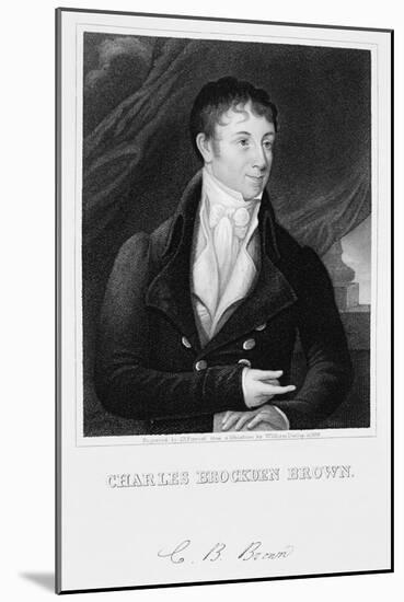 Charles Brockden Brown-John B. Forrest-Mounted Giclee Print