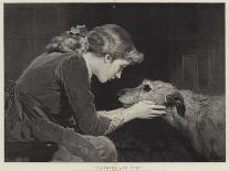 Suspense, 1894-Charles Burton Barber-Framed Giclee Print