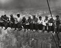 Lunch Atop a Skyscraper, c.1932-Charles C^ Ebbets-Mounted Art Print