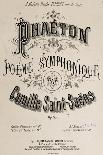 Title Page of Score for Danse Macabre, Opus 40, 1874, Tone Poem for Orchestra-Charles Camille Saint-Saens-Giclee Print