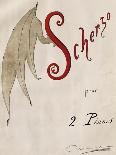 Title Page of Scherzo for Two Pianos-Charles Camille Saint-Saens-Giclee Print