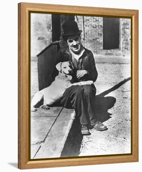 Charles Chaplin-null-Framed Stretched Canvas