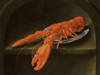 A Still-Life; with a Lobster and Bread on Salvers-Charles Collins-Giclee Print
