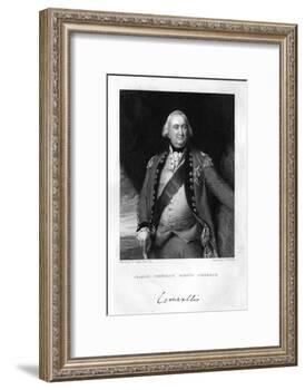 Charles Cornwallis (1738-180), 1st Marquess Cornwallis, 1839-S Freeman-Framed Giclee Print