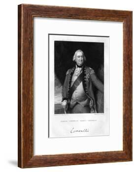 Charles Cornwallis (1738-180), 1st Marquess Cornwallis, 1839-S Freeman-Framed Giclee Print