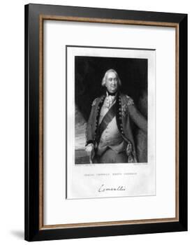 Charles Cornwallis (1738-180), 1st Marquess Cornwallis, 1839-S Freeman-Framed Giclee Print