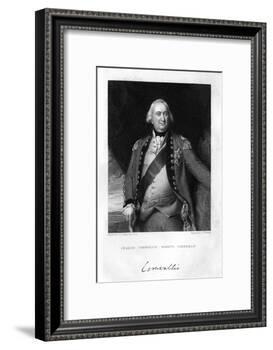 Charles Cornwallis (1738-180), 1st Marquess Cornwallis, 1839-S Freeman-Framed Giclee Print
