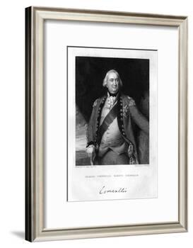 Charles Cornwallis (1738-180), 1st Marquess Cornwallis, 1839-S Freeman-Framed Giclee Print
