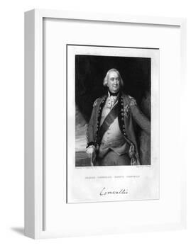 Charles Cornwallis (1738-180), 1st Marquess Cornwallis, 1839-S Freeman-Framed Giclee Print