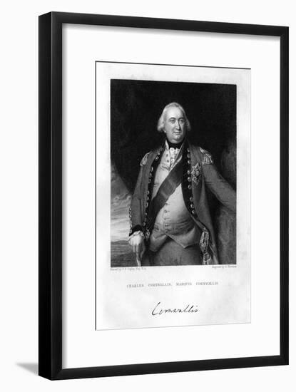 Charles Cornwallis (1738-180), 1st Marquess Cornwallis, 1839-S Freeman-Framed Premium Giclee Print