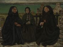 Women of Plougastel at Pardon De Saint Anne-La-Palud-Charles Cottet-Framed Giclee Print