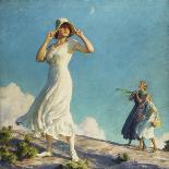 On a Hill, 1914-Charles Courtney Curran-Giclee Print