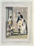 A European Lady Giving Instructions to Her Durzee, or Native Tailor-Charles D'oyly-Framed Giclee Print