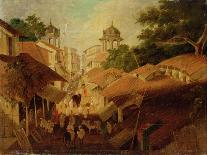 Street in Patna, c.1825-Charles D'oyly-Giclee Print