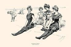 Bygone Summers a Frieze For an Old Gentleman's Room-Charles Dana Gibson-Photographic Print