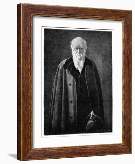 Charles Darwin, Renowned Naturalist and Thinker-John Collier-Framed Giclee Print