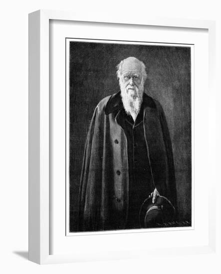 Charles Darwin, Renowned Naturalist and Thinker-John Collier-Framed Giclee Print