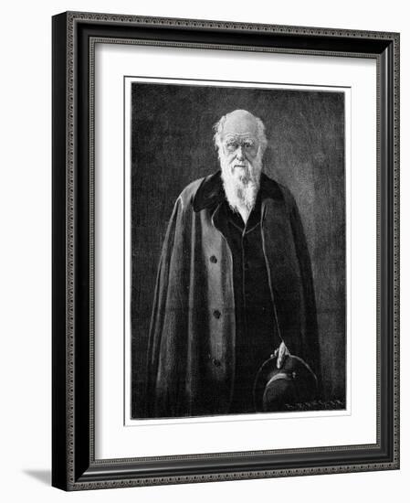 Charles Darwin, Renowned Naturalist and Thinker-John Collier-Framed Giclee Print