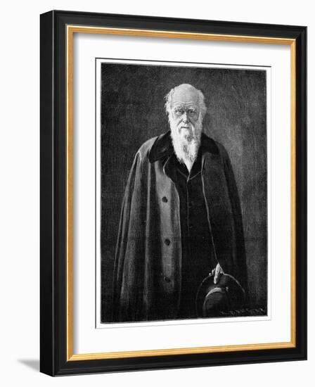 Charles Darwin, Renowned Naturalist and Thinker-John Collier-Framed Giclee Print