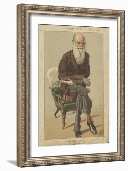 Charles Darwin-James Tissot-Framed Giclee Print