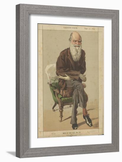 Charles Darwin-James Tissot-Framed Giclee Print