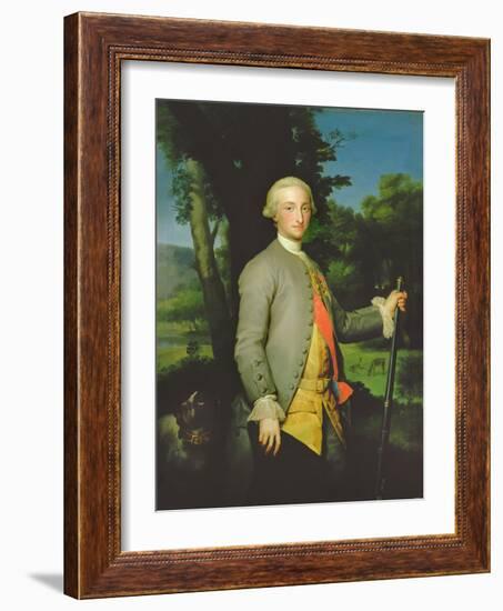 Charles De Bourbon (1748-1819) Prince of Asturias (Oil on Canvas)-Anton Raphael Mengs-Framed Giclee Print