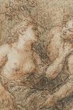 Etude pour un plafond représentant l'Olympe avec Junon, Mercure, Saturne-Charles de La Fosse-Giclee Print