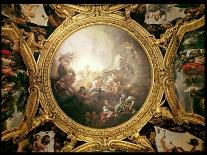 The Chariot of Apollo, Ceiling Painting from the Salon of Apollo-Charles de Lafosse-Framed Giclee Print