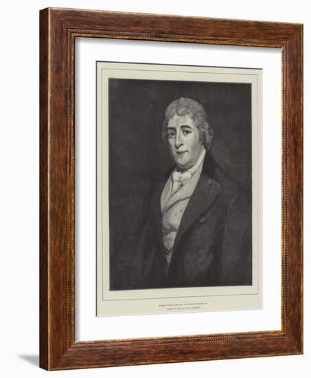 Charles Dibdin (1745-1814), Portrait in the Royal Naval Exhibition-Thomas Phillips-Framed Giclee Print