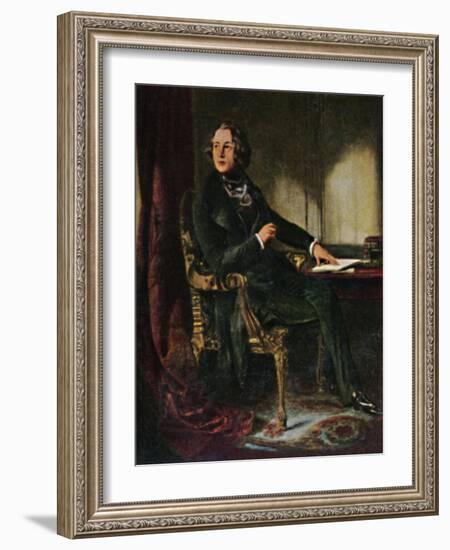 'Charles Dickens 1812-1870. - Gemälde von Maclise', 1934-Unknown-Framed Giclee Print