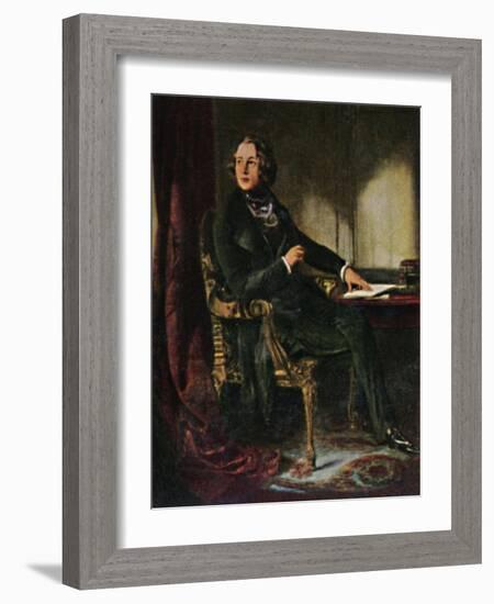'Charles Dickens 1812-1870. - Gemälde von Maclise', 1934-Unknown-Framed Giclee Print