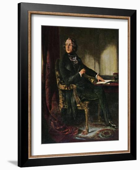 'Charles Dickens 1812-1870. - Gemälde von Maclise', 1934-Unknown-Framed Giclee Print