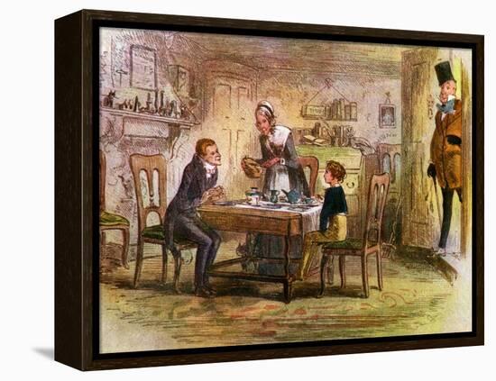 Charles Dickens - David Copperfield-Hablot Knight Browne-Framed Premier Image Canvas