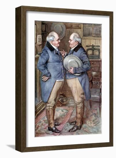 Charles Dickens - Nicholas Nickleby-Harold Copping-Framed Giclee Print