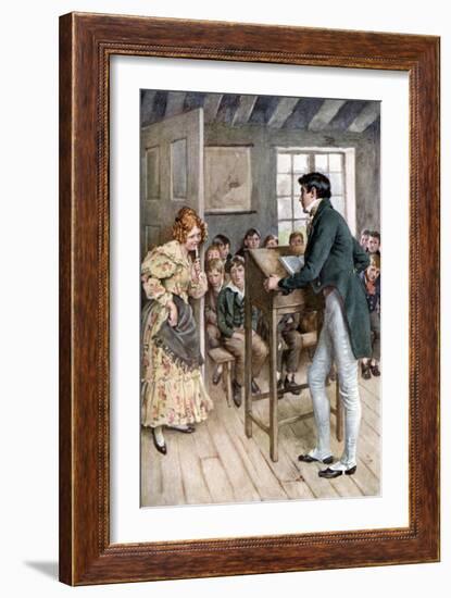 Charles Dickens - Nicholas Nickleby-Harold Copping-Framed Giclee Print