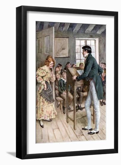 Charles Dickens - Nicholas Nickleby-Harold Copping-Framed Giclee Print