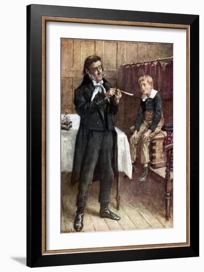 Charles Dickens - Nicholas Nickleby-Harold Copping-Framed Giclee Print