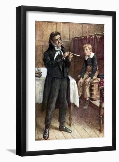 Charles Dickens - Nicholas Nickleby-Harold Copping-Framed Giclee Print