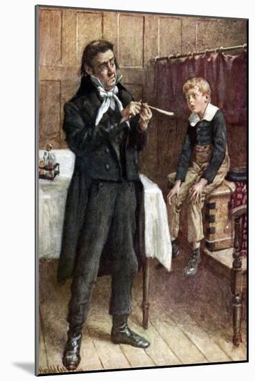 Charles Dickens - Nicholas Nickleby-Harold Copping-Mounted Giclee Print