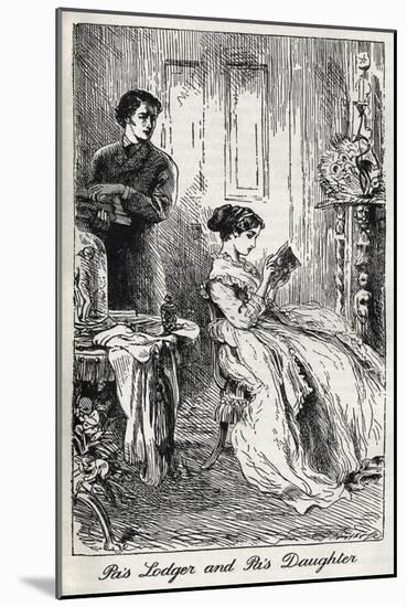 Charles Dickens' 'Our Mutual Friend'-Marcus Stone-Mounted Giclee Print