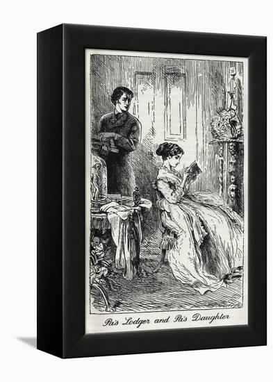 Charles Dickens' 'Our Mutual Friend'-Marcus Stone-Framed Premier Image Canvas