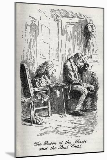 Charles Dickens' 'Our Mutual Friend'-Marcus Stone-Mounted Giclee Print