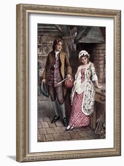 Charles Dickens 's 'Barnaby Rudge'-Harold Copping-Framed Giclee Print