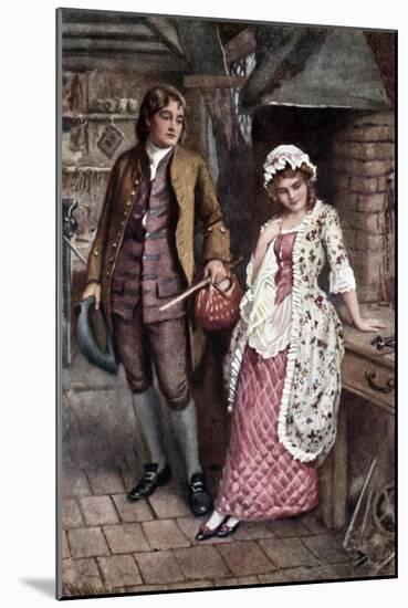 Charles Dickens 's 'Barnaby Rudge'-Harold Copping-Mounted Giclee Print