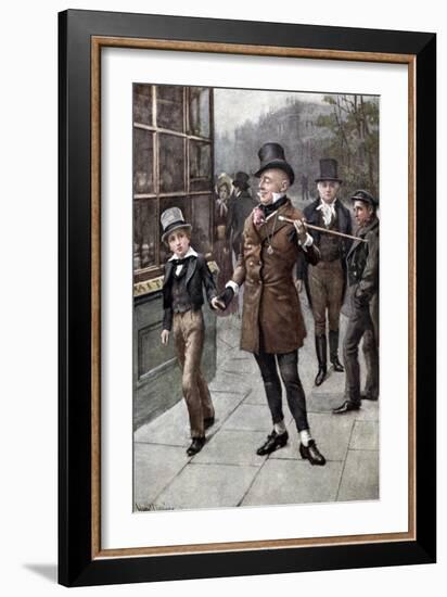 Charles Dickens 's 'David Copperfield'-Harold Copping-Framed Giclee Print