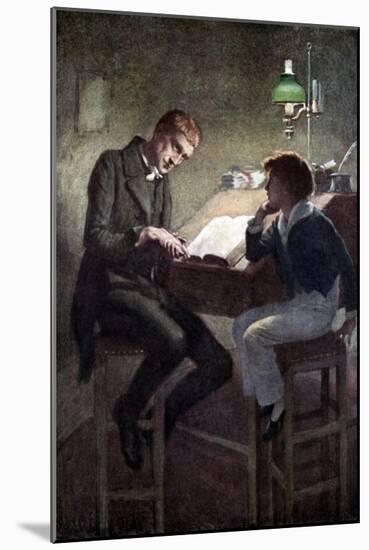 Charles Dickens 's 'David Copperfield'-Harold Copping-Mounted Giclee Print