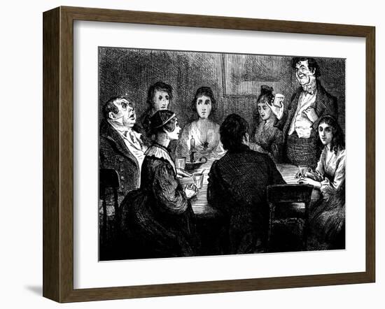 Charles Dickens 's Nicholas Nickleby-Frederick Barnard-Framed Giclee Print