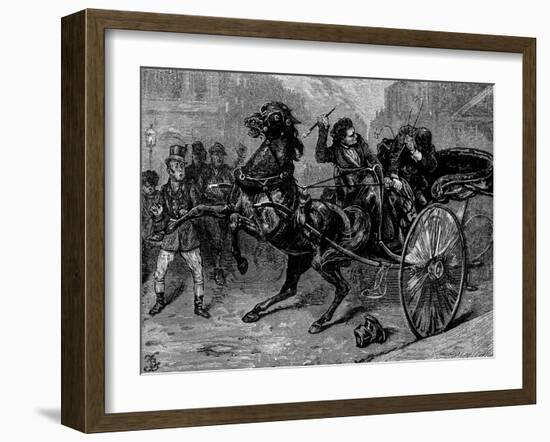 Charles Dickens 's Nicholas Nickleby-Frederick Barnard-Framed Giclee Print